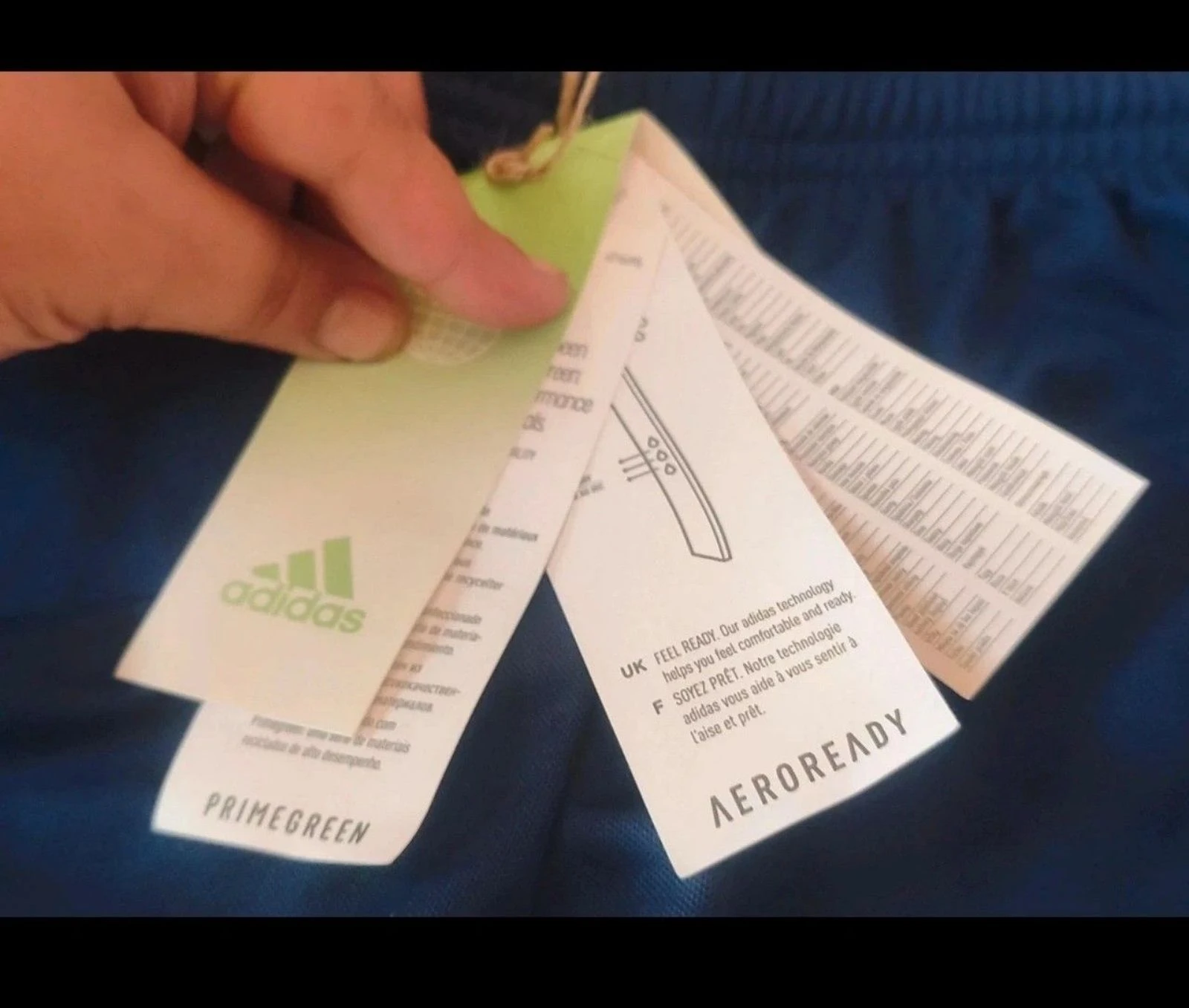 Pantalón corto Adidas Parma 16 Niño Azul Marino (9-10 años / 140 cm) - Nuevo con etiquetas – photo 3